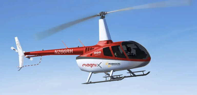 اولین بالگرد الکتریکی باهمکاری magniX و Robinsonساخته می شود