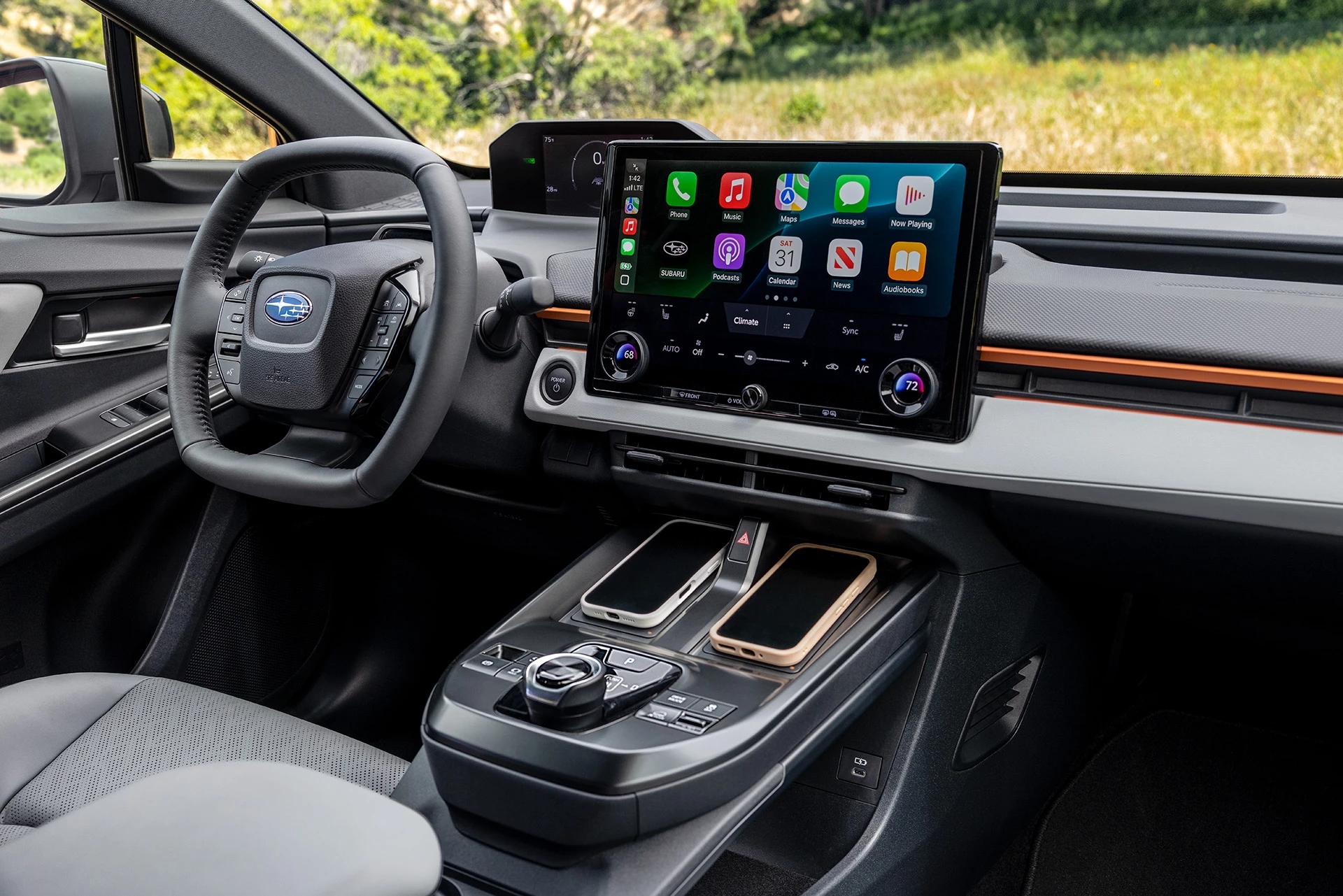 خودروی برقی سوبارو Uncharted 2026 | با برد ۴۸۰ کیلومتر 3 کابین داخلی با نمایشگر ۱۴ اینچی سوبارو Uncharted