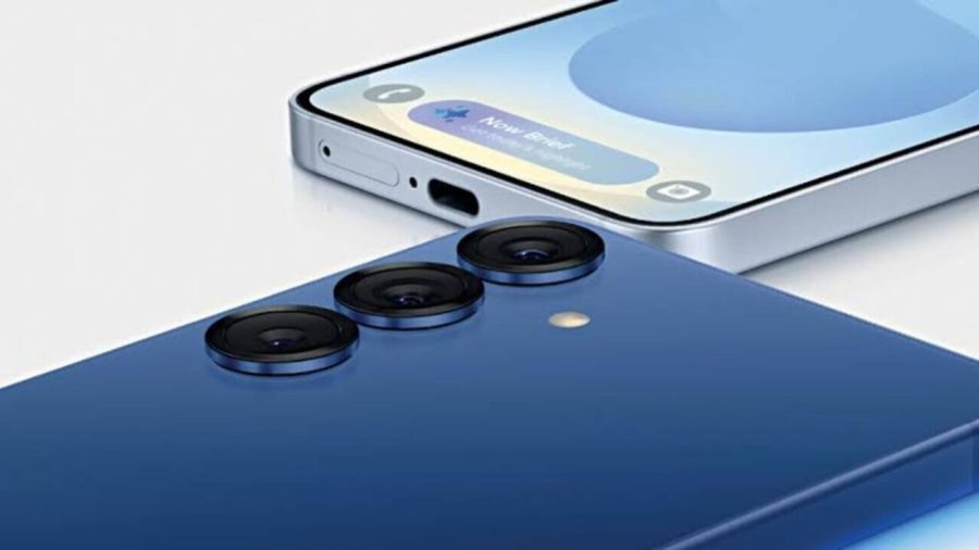 نمایی نزدیک از بدنه رنگی احتمالی سامسونگ گلکسی S26 با تمرکز بر بافت و جنس احتمالی