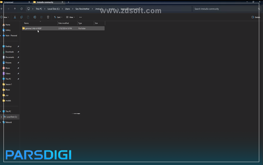 آموزش گام به گام و تصویری نصب LM Studio