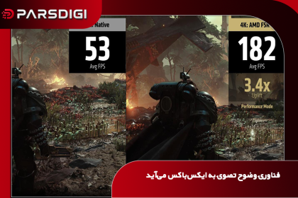فناوری AMD FSR 4.1 با تکیه بر یادگیری ماشین برای ارتقای وضوح تصویر و بهبود عملکرد بازی‌ها به کنسول‌های ایکس‌باکس سری X و سری S می‌آید.